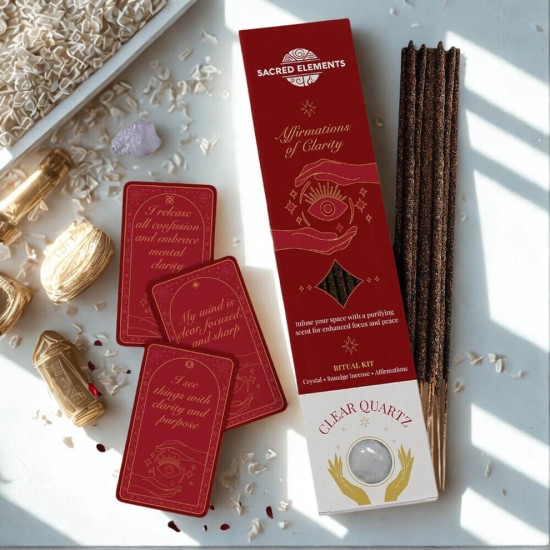 Set bețișoare parfumate Sacred Elements – Affirmations of Clarity 