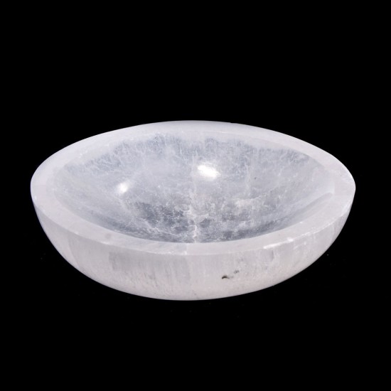 Bol din Selenit 20cm – Purificare Energetica si Claritate Spirituala
