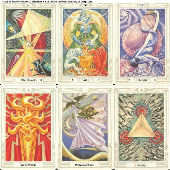 Crowley Thoth Tarot Deck Large 