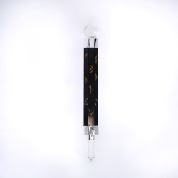 Baghetă Shungit cu Rune – Protecție și Putere Energetică