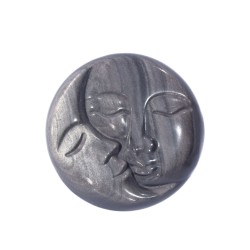 Figurină Obsidian Lună – Protecție Energetică și Puterea Intuiției