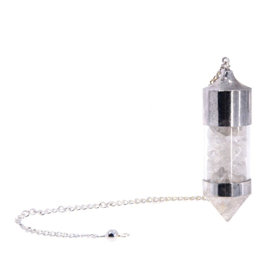 Pendul din Cristal de Stâncă – Claritate, Amplificare Energetică și Intuiție