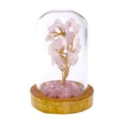 Pomul Vieții din Cuart Roz – Iubire și Armonie Emoțională