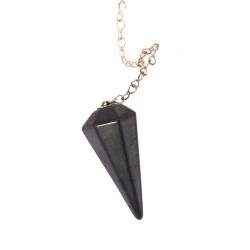 Pendul din Turmalină Neagră – Protecție, Purificare și Stabilitate Energetică