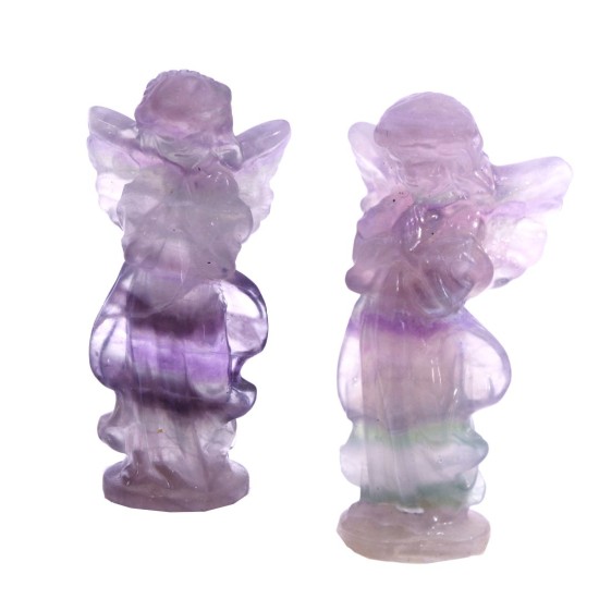 Înger din Fluorit – Claritate, Calm și Protecție