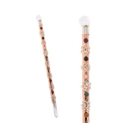 Baghetă Energetică din Cupru cu Cuart și Pietrele celor 7 Chakre