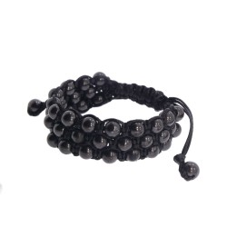 Bratara Tripla Shungit – Protectie Energetica si Echilibru