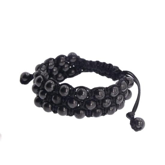 Bratara Tripla Shungit – Protectie Energetica si Echilibru
