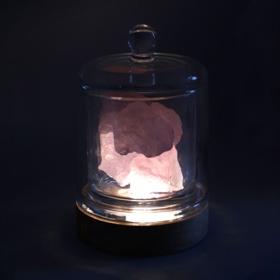 Lampa Aromaterapie Cuart Roz + Ulei Esential Cadou 