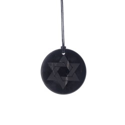 Pandantiv Shungit Steaua lui David  – Protectie Energetica si Echilibru