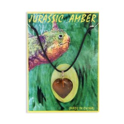 Pandantiv Ambra Inima - Iubire, Energie, Vitalitate