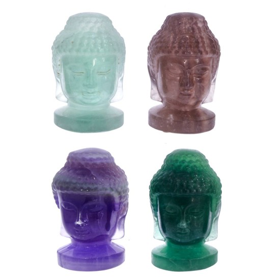 Cap Budhha Fluorit - Echilibru Emotional si Mental