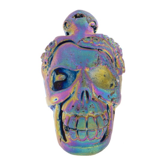 Craniul cu Caracatiță din Titan Aura - Protectie Energetica