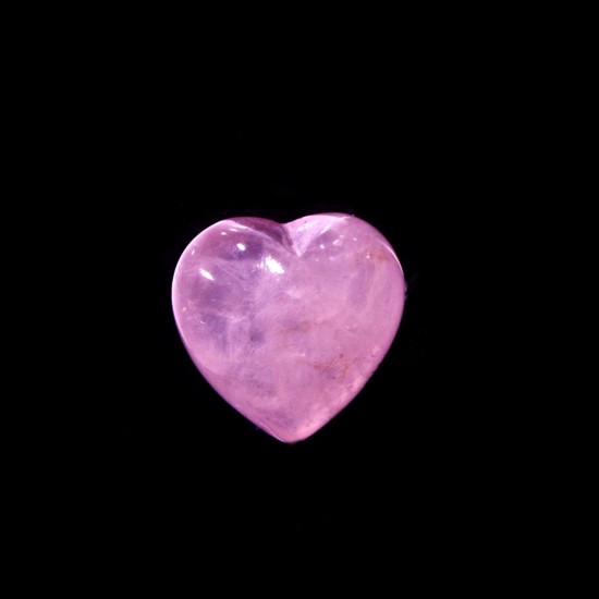 Inima Cuart Roz 2cm - Iubire si Armonie Divina