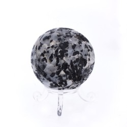 Sfera din Cuart cu Turmalina Neagra 1 - Cristalul Protectiei si Echilibrului Energetic
