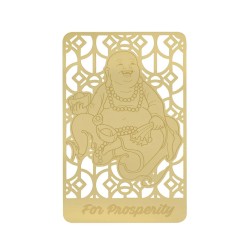 Card Auriu Buddha - Prosperitate