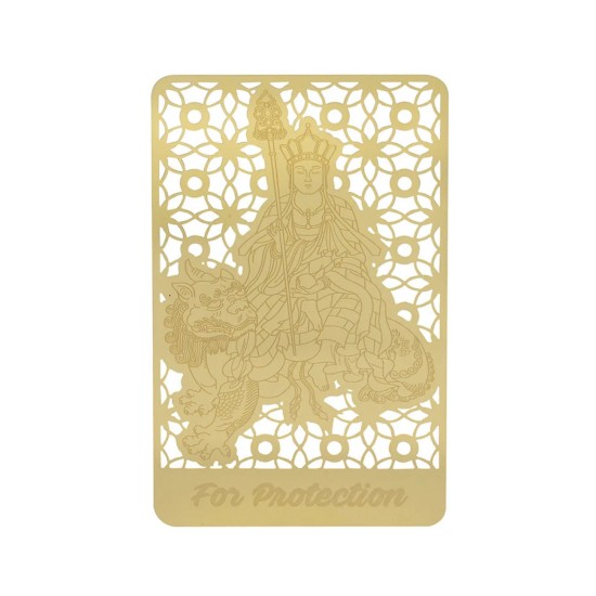 Card Auriu Ksiddigarbha pe Chi Lin- Protectie 2026