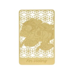 Card Auriu Maimuta pe Cal - Victorie 2026