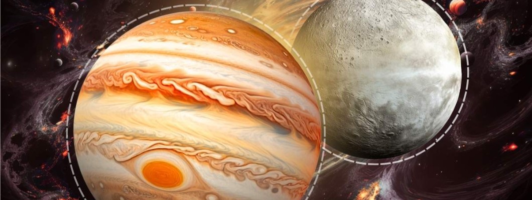 Jupiter, planeta expansiunii se întâlnește cu Uranus, planeta inovației
