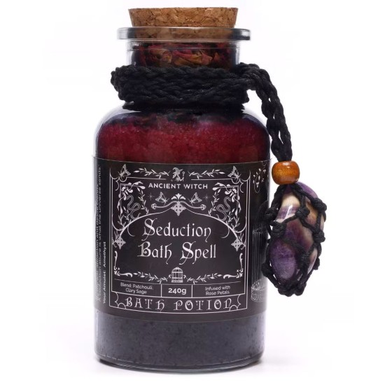 Sare de Baie Ancient Witch cu Pandantiv Ametist – Seducție