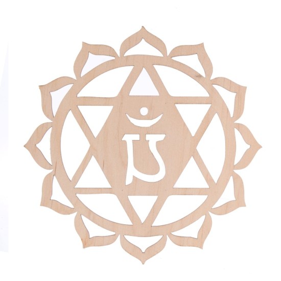 Placa Lemn Chakra Anja 15cm
