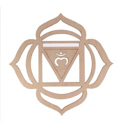 Placa din Lemn Muladhara – Stabilitate, Impamantare si Forta Interioara 15cm