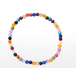 Brățară din Agate Mix – Armonie și Echilibru Interior