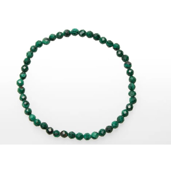 Brățară Malachit Fatetat – Transformare, Protecție și Vindecare Interioară