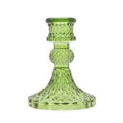 Suport Vintage pentru Lumânări - Jad Verde