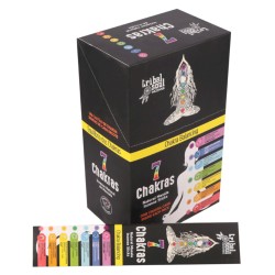 12x Bețișoare Parfumate Tribal - 7 Chakra cu Carte de Mesaj