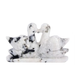 Rață Mandarin din Piatra Lunii – Iubire, Intuiție și Energie Lunară