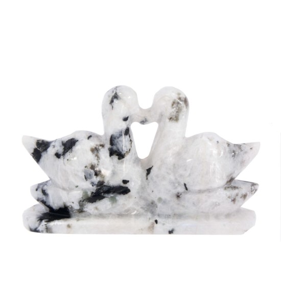 Rață Mandarin din Piatra Lunii – Iubire, Intuiție și Energie Lunară