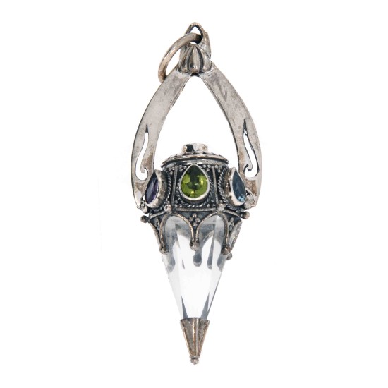 Pendul Mare Ametist , Granat, Peridot 122