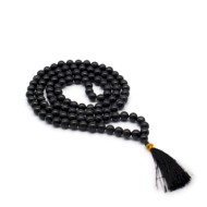 Margele Mala 108 - Agat Negru