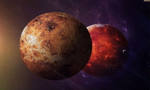 Venus și Marte conjugă în iulie 2021 - întâlnirea predestinată a iubiților cosmici