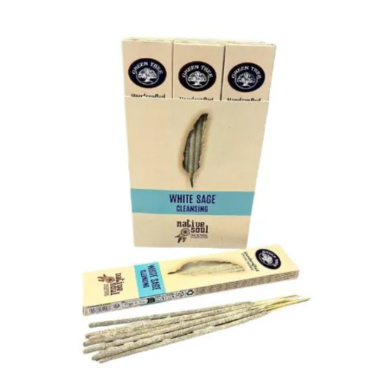 Betisoare Parfumate Rulate Manual cu Salvie Alba - Curatare