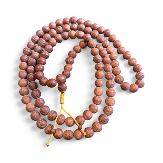 Mala Meditație din Lemn de Bodhi – Atingerea Iluminării în Fiecare Rugăciune 