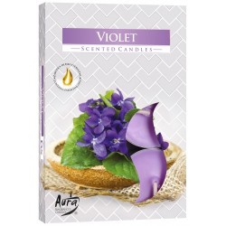 Set de Lumânări Tip Pastilă – Violete