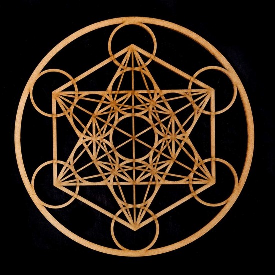 Simbol Metatron din Lemn