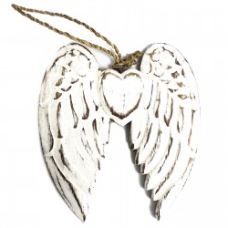 Aripă Înger și Inimă - 15cm