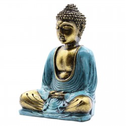 Buddha Albastru Auriu Mediu