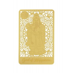 Card Auriu Metalic Zeul Fericirii