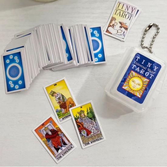 TINY Universal Waite Tarot Keychain Card Deck