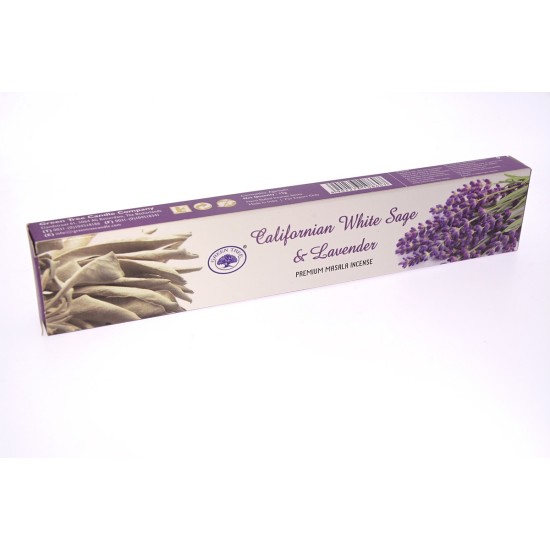 Betisoare Parfumate Green Tree - Californian White Sage & Lavender