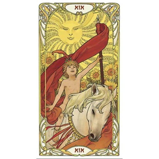 Golden Art Nouveau Tarot