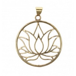 Pandantiv Bronz - Floare de Lotus