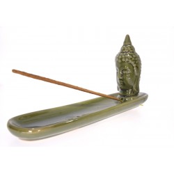 Suport ceramic pentru betisoare - Buddha Verde