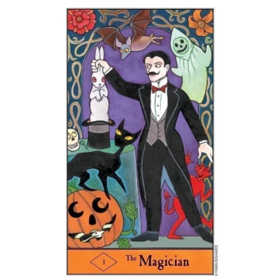 Halloween Tarot in a Tin