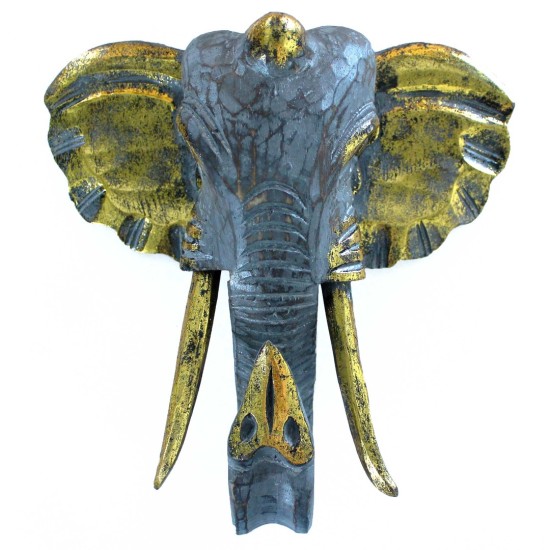 Cap Elefant - Auriu si Gri