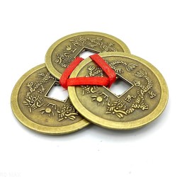 Amuleta cu 3 banuti chinezesti 